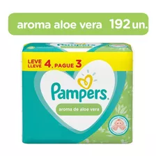 Toalhinhas Umedecidas Pampers Aloe Vera Com 192