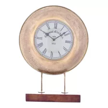 Reloj Decorativo Amalfi Gold De Mesa