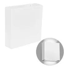 Arandela Led Clean Quad 3w Externa Interna Branco Quente 110v/220v