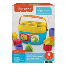 Cubo Primeros Bloques Bebe Fisher Price Juego Didáctico Color Multicolor