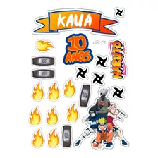 Topo Topper De Bolo Naruto Personalizado