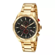 Relógio Speedo Masculino Tachymeter Cronógrafo 15032gpevde1 Cor Da Correia Dourado Cor Do Bisel Dourado Cor Do Fundo Dourado