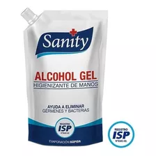 Alcohol Gel Sanity 500ml Desinfectante - Certificado Isp
