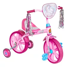 Bicicleta Promeyco Unicornio Para Niñas 3 A 7 Años Llantitas