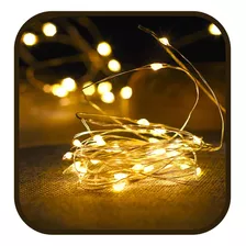 Fio De Fada Led Decoraçao Cordão De Luz 2mts Pilha 20 Leds