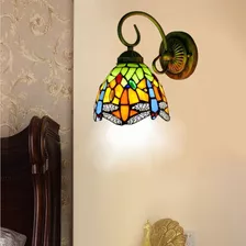 Led Tiffany Style Decorative Stained Glass Shade Dragonf Lvv