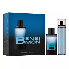 Perfume Hombre Bensimon Brave Edp 100ml + Body Splash Set