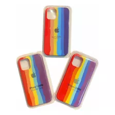 Silicone Case Multicolor iPhone 12 Mini Funda Protector