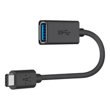 Adaptador Belkin 3.0 Usb-c A Usb-a (usb Type-c ) Negro