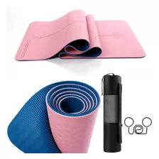 Mat Yoga Tapete Pilates 6mm Eco Gym Alfombra Esterilla Doble