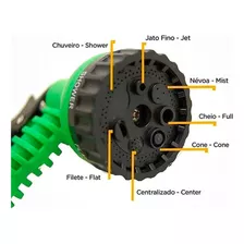 Mangueira Mágica Expansível Com Esguicho 22m Force Line
