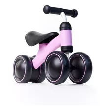 Bicicleta De Equilibrio Infantil 4 Rodas Sem Pedal Cor Rosa