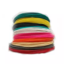 100 Metros Filamento Para Pluma 3d, Pla, 10 Colores, 1.75mm