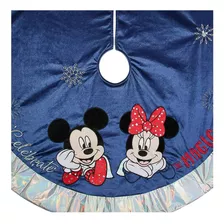 Pie De Pino Navideño Mickey Y Minnie Mouse Disney 
