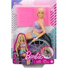 Boneca Barbie Fashionista Cadeira De Rodas Loira 194 Mattel