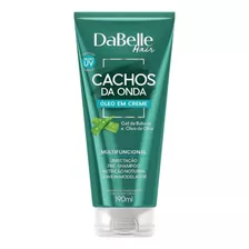 Dabelle Óleo Creme Ondulados Crespos Cachos Da Onda Pré Shampoo Protetor Térmico Umectação Leave-in Modelador Tratamento Capilar Hidratação Nutrição Noturno Antifrizz Brilho Babosa Aloe Vera 190ml