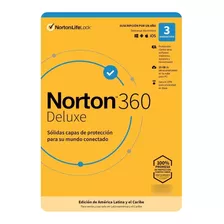 Antivirus Norton 360 Deluxe 3 Dispositivo 1 Año