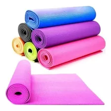 Colchoneta Yoga Mat Pilates Gimnasia Abdominales Yogamat 5mm Color Azul