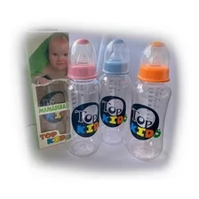 Pack X 6 Mamaderas Con Asa Top Kids 280ml.