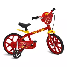Bicicleta Infantil Rodado 14 Flash C/ Ruedas De Apoyo El Rey