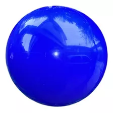 10 Bola Azul Escuro Lisa Média + 10 Pino De Pendurar Atacado