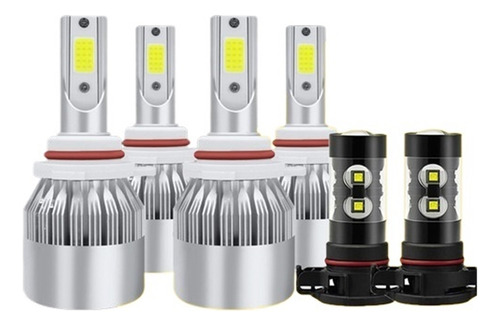 Kit De Focos Led Luz Alta Y Baja 28000 Lm 6500 K For Dodge Dodge Avenger