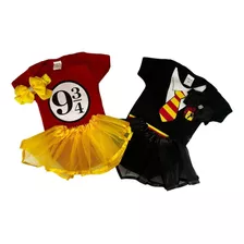 Body Temáticos Saia Mesversario Bebe Infantil - Harry Potter