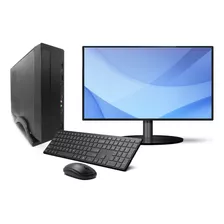 Computador + Monitor 18,5 Intel I3 8gb Hd500 Windows 10 Pro