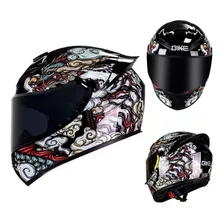 Casco Para Moto Certificado Dot Motociclista Visor Abatible