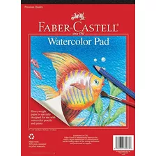 Faber-castell Acuarela Papel Pad - 15 Hojas (9 X 12 Pulgadas