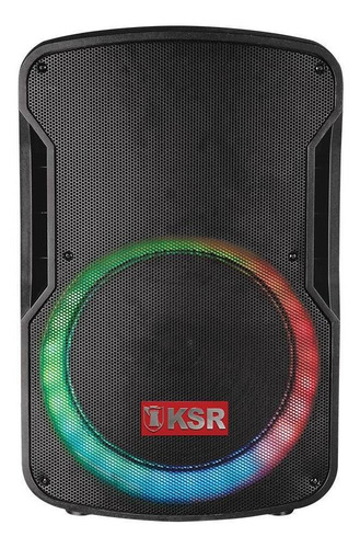 Bafle Amplificado Recargable De 15 Msa-7515cl Color Negro