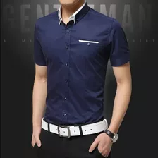 Camisa Manga Corta Verano Hombre