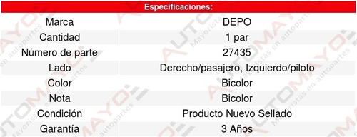 1 Par De Cuartos Depo De Calidad Thunderbird 89/95 Foto 3