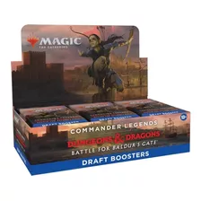 Mtg Draft Booster Box Commander Legends 2 Baldur's Gate Ing