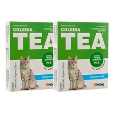 Combo 2x Coleira Tea Para Gatos