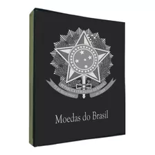 Álbum Fichário Para 630 Moedas Com 10 Folhas Pvc