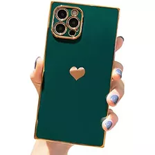 Funda Tzomsze Para iPhone 13 Pro- Electroplate Dark Green