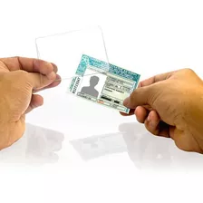 Proteção Cnh Documento Habilitação Acrilico - Kit 100 Pçs