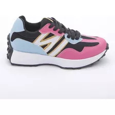 Zapatillas De Mujer Urbanas Gamuza Con Plataforma (12/noha)