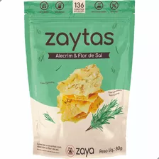 Lascas Veganas Zaytas Alecrim & Flor De Sal S/ Glúten