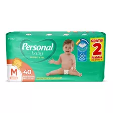 Fralda Personal Baby Soft E Protect Baby Mega M Com 40 Un