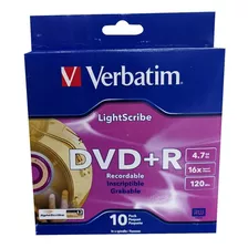 Dvd+r Lightscribe Verbatim X10