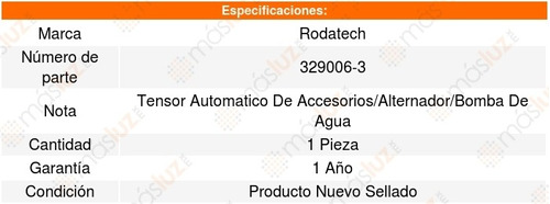 Tensor Accesorios Chevrolet Ssr 6l V8 05_06 Rodatech 5661167 Foto 2