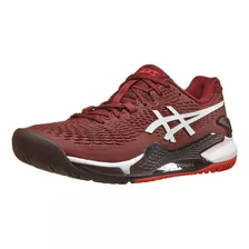 Zapatillas Asics Gel-resolution 9 Clay - Burdeo