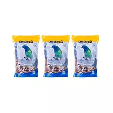 Kit 3 Unidades - Mistura De Sementes Para Curica - 800g