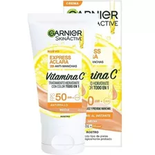 Base Garnier Express Aclararante Tono Medio Fps50 40g