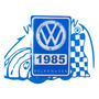 Kit Completo De Stickers Volkswagen 96-98+logo City Gratis 