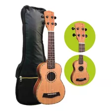 Ukelele Soprano Ashland Uk220s Cuerdas Aquila + Funda