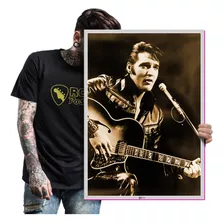 Placa Decorativa Elvis Presley Bandas De Rock Blues A2 02