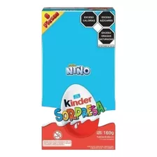 Kinder Sorpresa 8 Huevos De Chocolate Con Leche Niño 160g